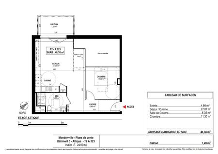 Location Appartement 2 pièces 48m² MONDONVILLE 31700 - Photo 5
