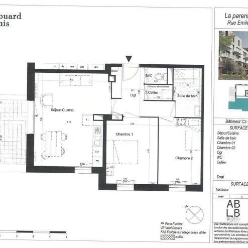 T3 NEUF AVEC TERRASSE - Photo 2