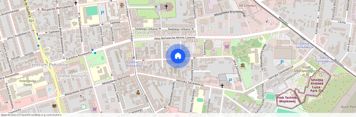 ul. Opolska, Centrum Południe, Zabrze, śląskie