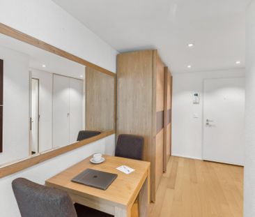 Möblierte 1-Zimmer-Wohnung mit Service - Stadtzentrum Basel - Foto 3