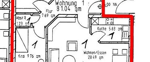 Schöne 3-Zimmer-Wohnung in sehr gepflegtem Haus mit Terrasse - Foto 1