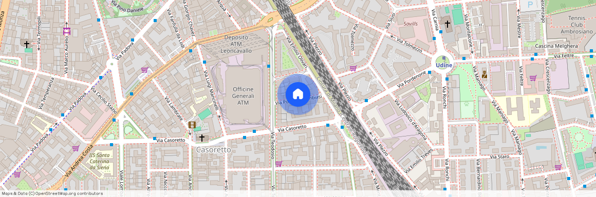 Via Pompeo Cambiasi, Milan, Lombardy 20131