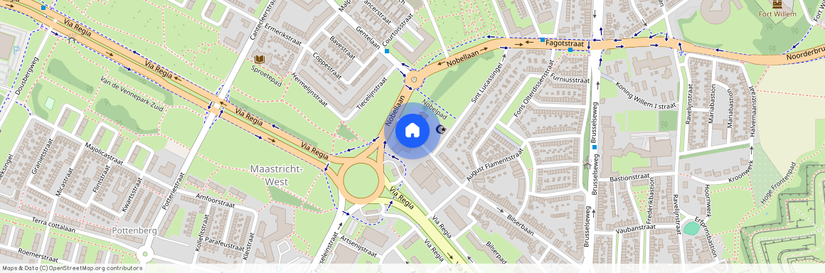 Brusselsepoort, 6217 RA, Via Regia, Maastricht