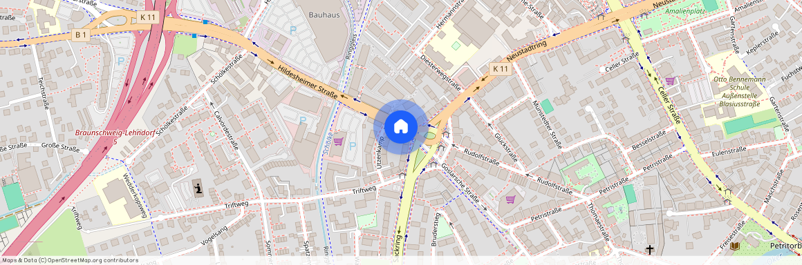 Hildesheimer Str. 19, 38114 Braunschweig OT Westliches Ringgebiet