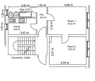 Wir renovieren für Sie! 2-Zimmerwohnung ++ab dem 1. August 2024 zu vermieten++ - Photo 6