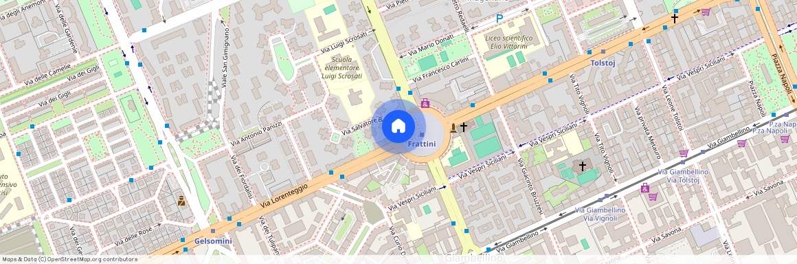 Piazza Pietro Frattini, Milan, Lombardy 20146