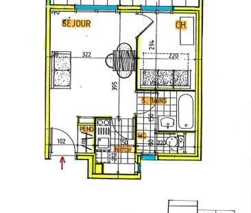Location Appartement 2 pièces 29m² - Photo 4