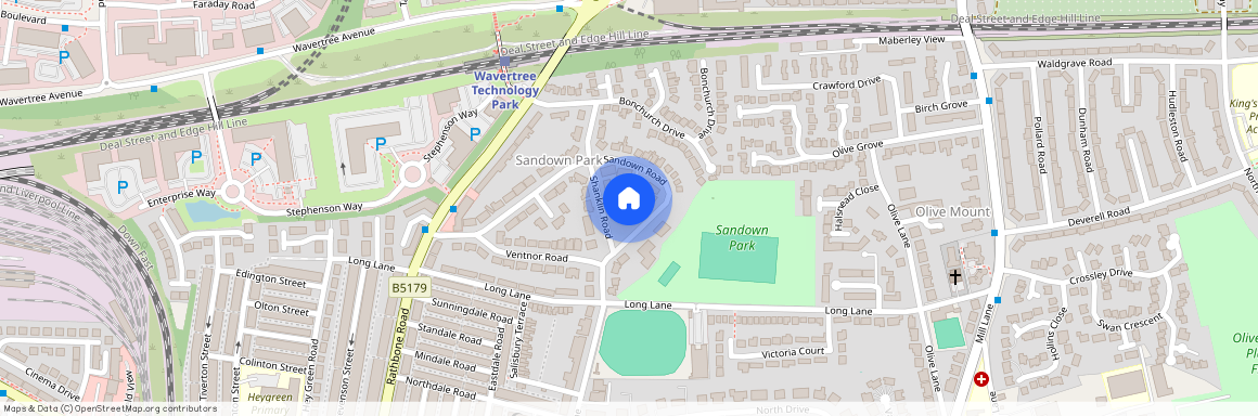 Wavertree 1 bed with yard and parking