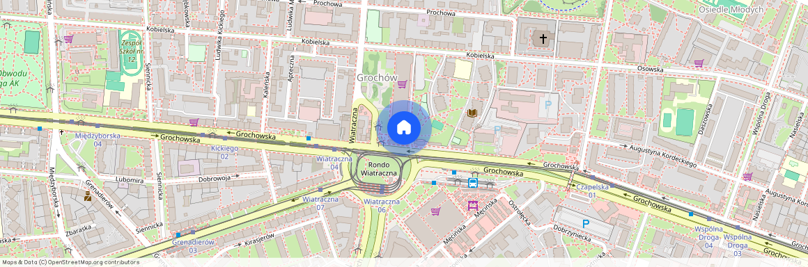 ul. Kobielska, Grochów, Praga-Południe, Warszawa, mazowieckie