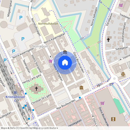 J H Dahlsgatan, Kristianstad