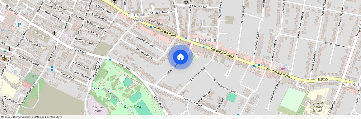 Cliftonville Avenue, Cliftonville, Margate, CT9 2ET, Kent