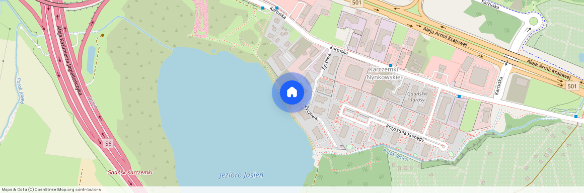 ul. Życzliwa, Jasień, Gdańsk, pomorskie