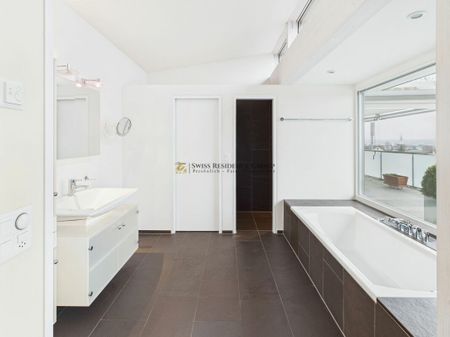 Elegant 5.5-room penthouse with elevator access, fireplace and large terrace - Foto 5