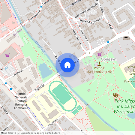 ul. Opieszyn, Września, Września, wrzesiński, wielkopolskie