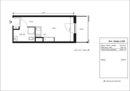 Location Appartement 1 pièce 18m² NIMES 30000 - Photo 4