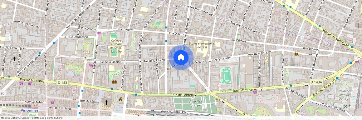 Appartement à louer rue de la Liberté, Vincennes 94