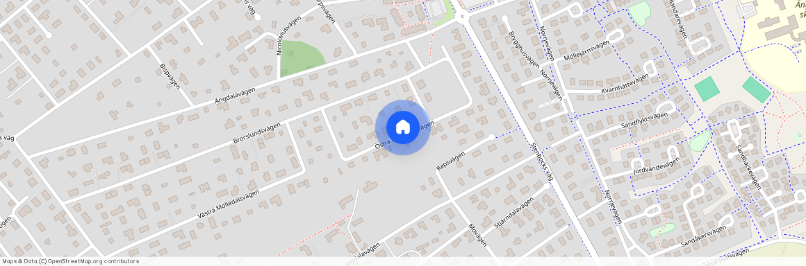 Östra Mölledalsvägen, Höllviken