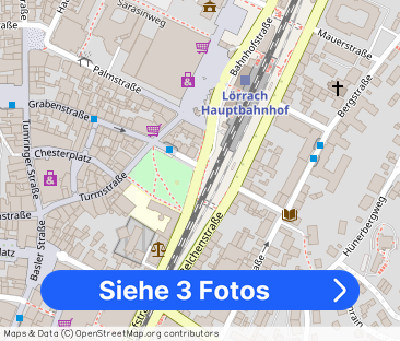 Großzügige 3-Zimmer-Wohnung, Balkon, zentrale Lage, Außenstellplatz - Foto 1