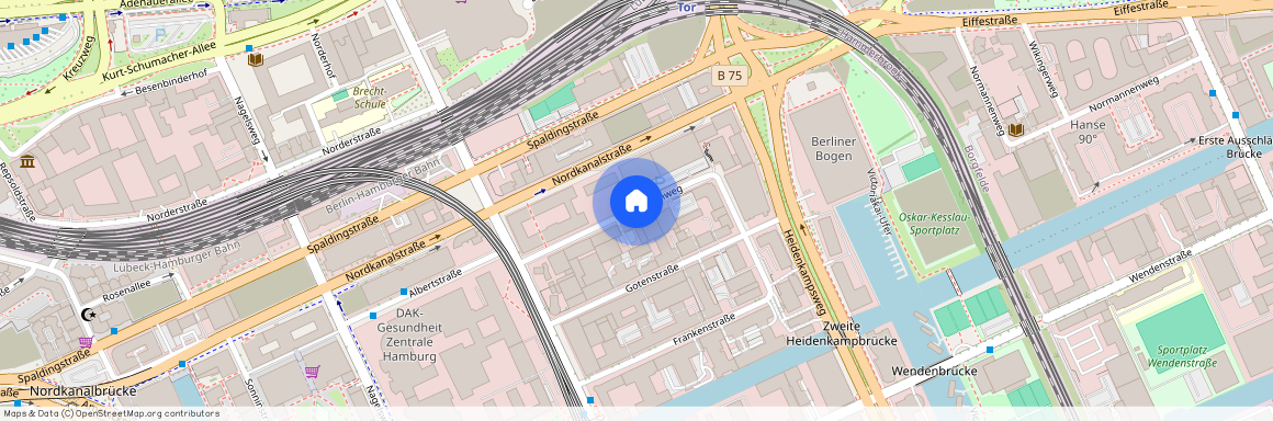 Wandalenweg, 20097 Hamburg-Mitte - Hamburg Hammerbrook