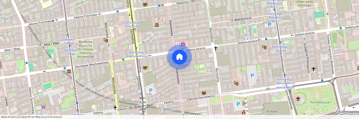 ul. Rewolucji 1905 r., Centrum, Śródmieście, Łódź, łódzkie