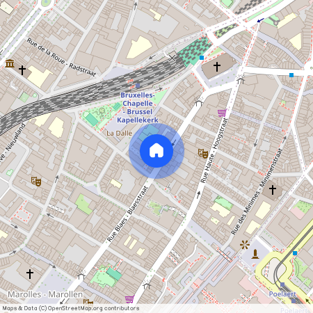 Rue Blaes, 65, 1000, Bruxelles
