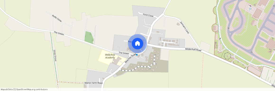 Blenheim Close, West Row, Mildenhall, Suffolk, IP28