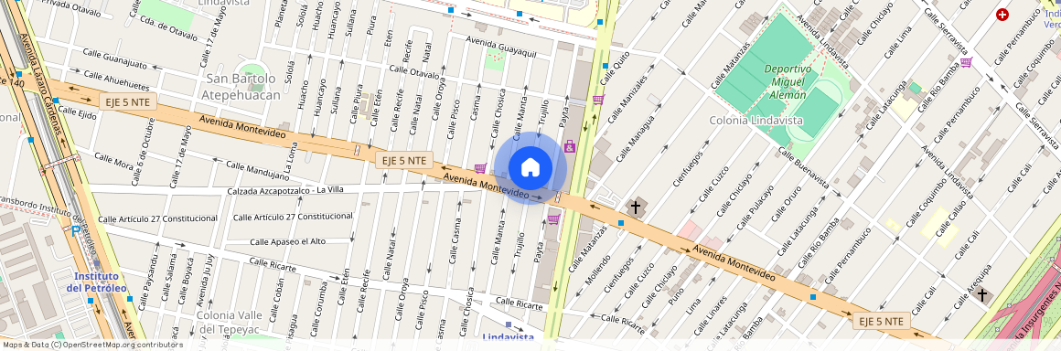 Trujillo, Lindavista Sur, 07300 Ciudad de México, CDMX, Colonia Lindavista Norte, C.P. 07300, Df / Cdmx