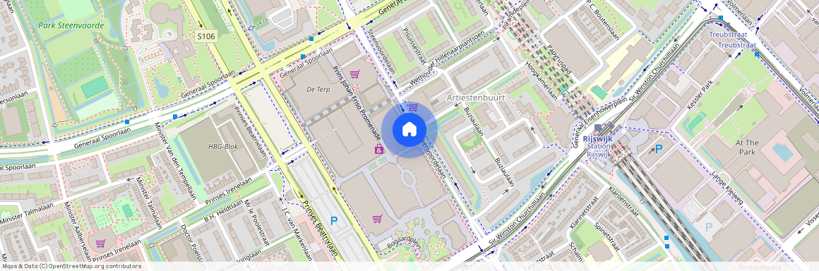 Artiestenbuurt, 2284 EJ, Steenvoordelaan, Rijswijk