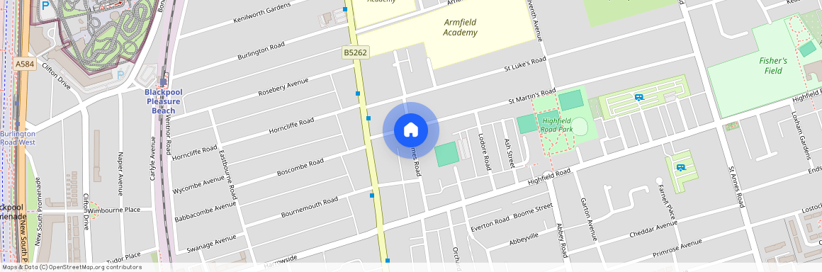 St James Road, Blackpool, FY4