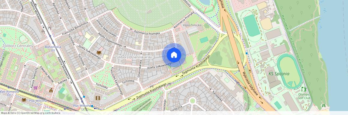 ul. Józefa Sułkowskiego, Stary Żoliborz, Żoliborz, Warszawa, mazowieckie