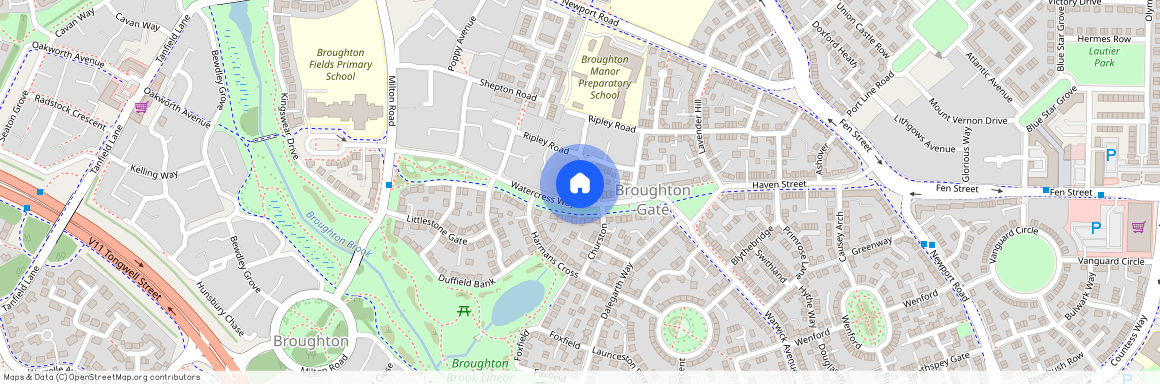 Watercress Way, Broughton, Milton Keynes, Buckinghamshire, MK10