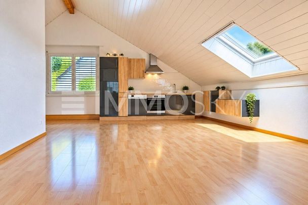 Grosszügige Dachwohnung mit schöner Aussicht - Foto 1