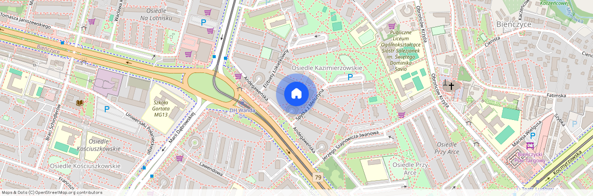 Kraków, Bieńczyce, Oś. Albertyńskie