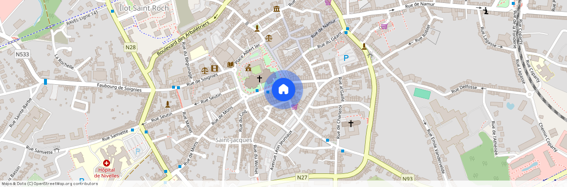 Rue de Saintes, 2, 3, 1400, Nivelles