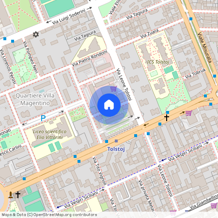 Via Raffaello Bertieri, Milan, Lombardy 20146