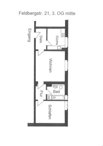 Renovierte 2-Zimmer Wohnung mit Küche im gepflegten Altbau - Foto 5