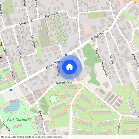 ul. gen. Józefa Sułkowskiego, Wola Duchacka, Podgórze Duchackie, Kraków, małopolskie