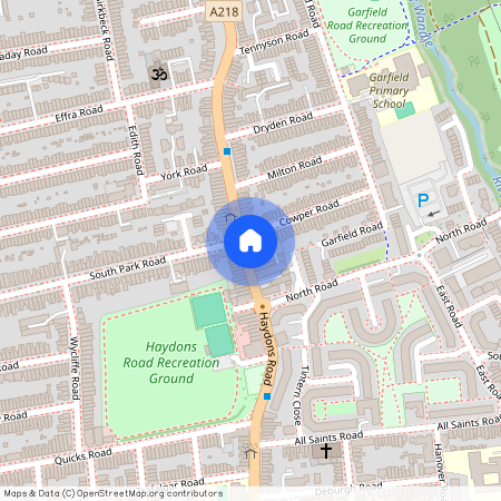 Rear House, 181 Haydons Road, Wimbledon, London