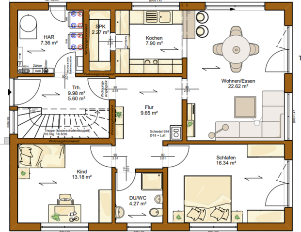 3-Zimmer Wohnung, Neubau in idyllischer Lage - Photo 1