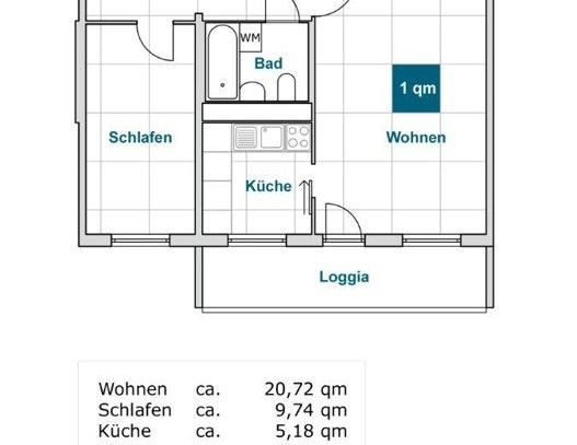 Perfekt für uns: 2-Zimmer-Wohnung mit Balkon - Photo 1