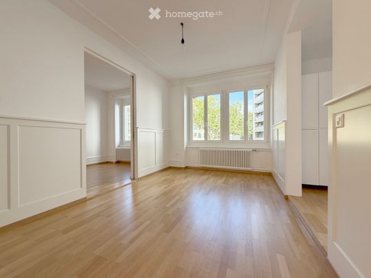 Zentrale helle Altbau-Wohnung mit moderner Küche und privatem Gartensitzplatz - Foto 1