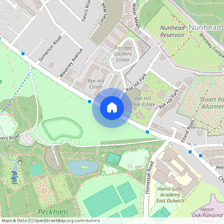 Rye Hill Park, Peckham Rye, London, SE15