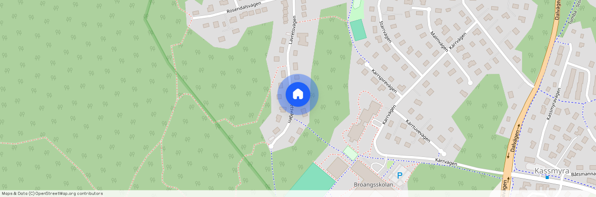 Lavretsvägen, Botkyrka