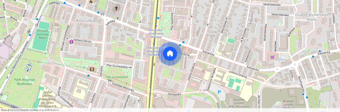 Koszutka, ul. Juliana Ordona, Katowice