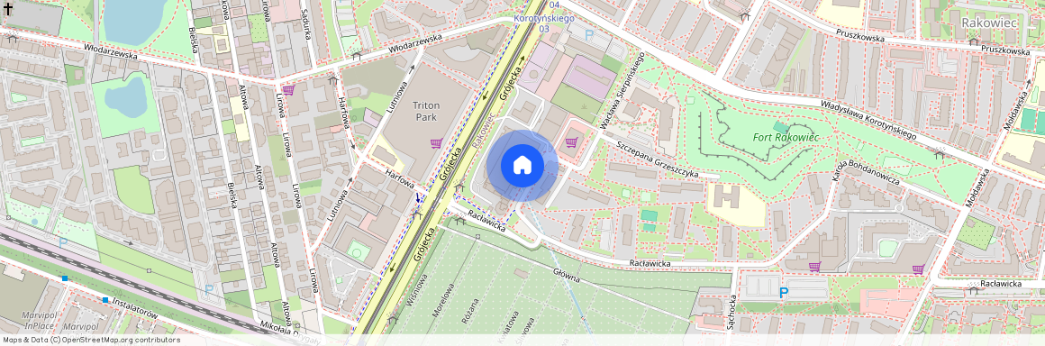 ul. Wacława Sierpińskiego 1a, Szczęśliwice, Ochota, Warszawa, mazowieckie