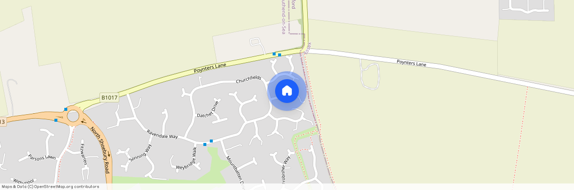 Southend-on-Sea, Shoeburyness, Sunbury Court, SS3 8TR, Essex