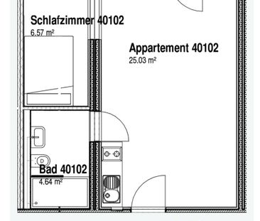1,5 Zimmer zum 01.11.25 mit Terrasse - Photo 1