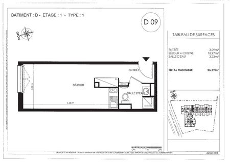 Location Appartement 1 pièce 25m² ISLE 87170 - Photo 2