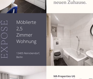 Möblierte 2,5-Zimmer Wohnung mit französischem Balkon - Berlin - Photo 1