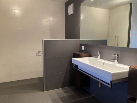 Appartement moderne de 5½ pièces avec jardin, cheminée et cave à vin - Photo 2